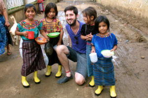 Pause for a moment. What do you observe?Samuel's respect and the inspiration he received from TOMS is evident by the fact he sports a pair of classic cordones. What a guy. 